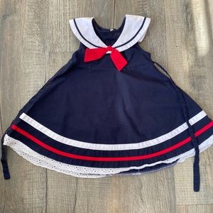 Blue Sophie Rose Nautical Dress